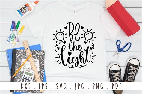 Download Free Be the light SVG Cut Files