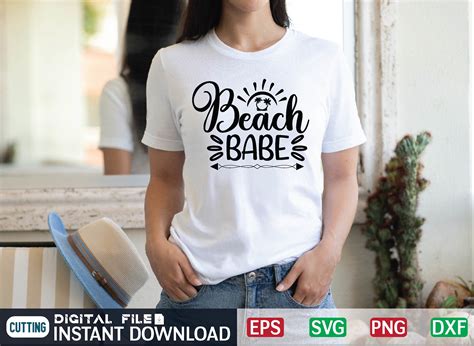 Download Free Beach Babe SVG Commercial Use