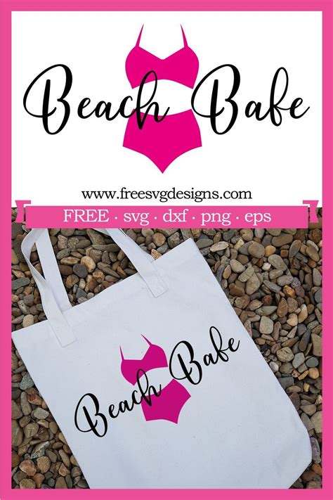 Download Free Beach Babe SVG Commercial Use DXF Files