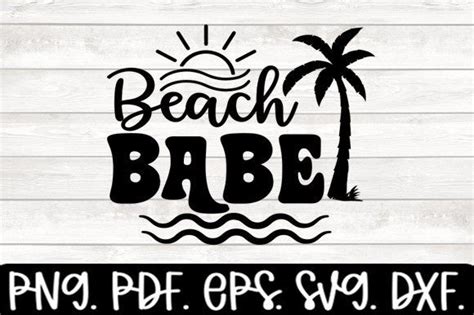 Download Free Beach Babe SVG Commercial Use For Crafts
