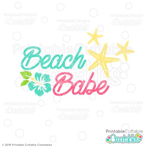 Download Free Beach Babe SVG Files DXF Files