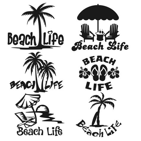 Download Free Beach Life For Silhouette