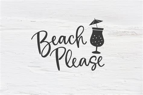 Download Free Beach Please - SVG EPS DXF PNG Files For Crafts