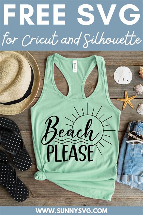 Download Free Beach Please Cut Files