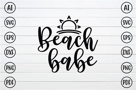 Download Free Beach babe For Silhouette
