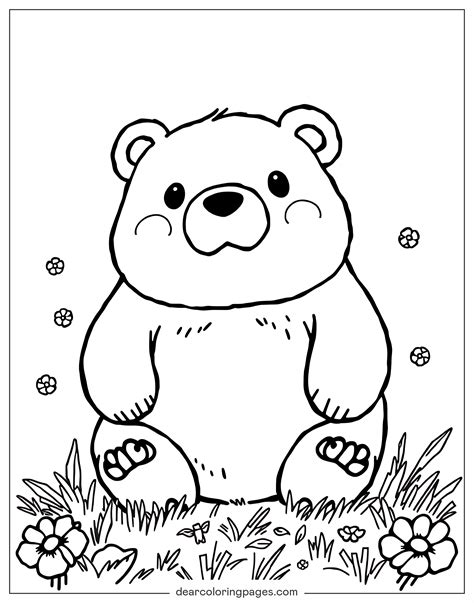 Free Bear Coloring Pages