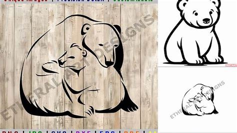 Download Free Bear Cub - SVG File, DXF File Files For Crafts