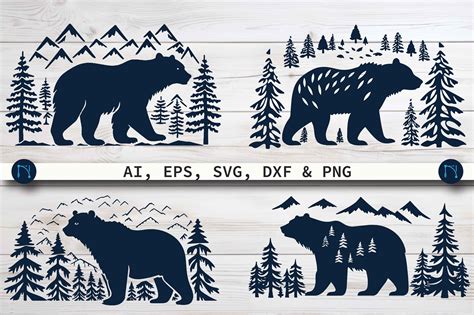 Download Free Bear Svg Bundle For Crafts