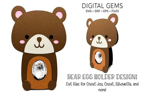 Download Free Bear egg holder design Files