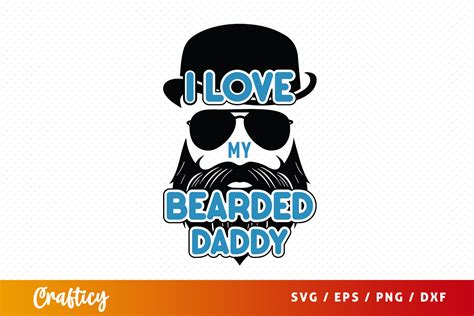 Download Free Bearded Daddy svg Files For Crafts