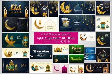 Download Free Beautiful Islamic Bundle PSD Files