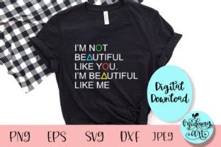 Download Free Beautiful Like Me - SVG, PNG & VECTOR Cut File for Cricut