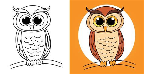 Download Free Beautiful Owl Easy Edite