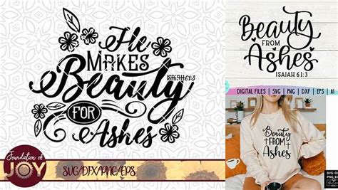 Download Free Beauty for ashes Cut Images