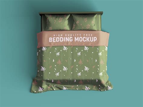 Download Free Bedding Mockup Set PSD Templates TIFF Files