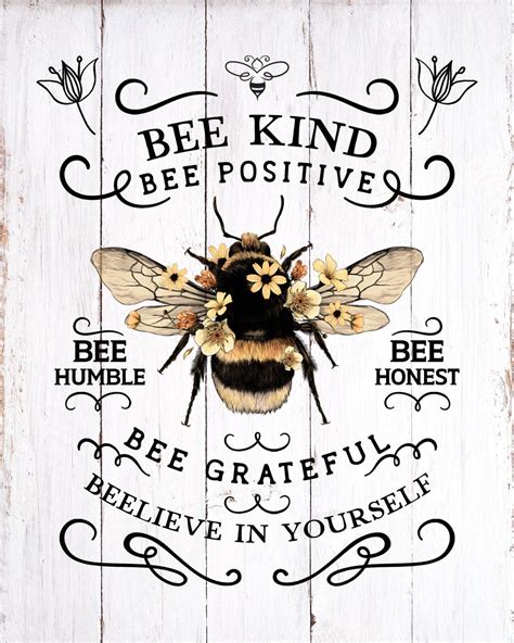 Download Free Bee Kind Files For Crafts