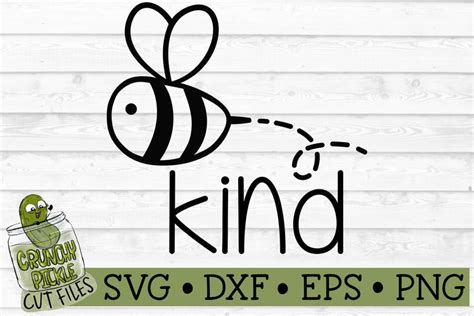 Download Free Bee Kind SVG Cut File Cameo