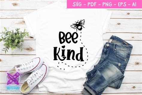 Download Free Bee Kind SVG Cut File Commercial Use For Crafts