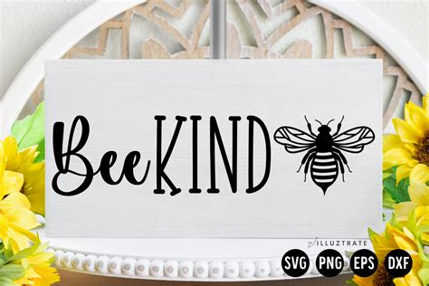 Download Free Bee Kind SVG Cut File Crafts