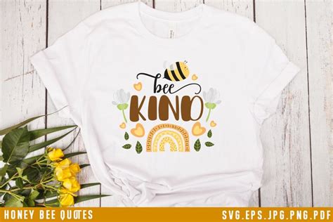 Download Free Bee Kind SVG Cut File Easy Edite