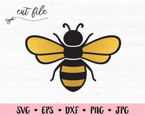 Download Free Bee SVG, Bee DXF, Cuttable File Creativefabrica DXF Files