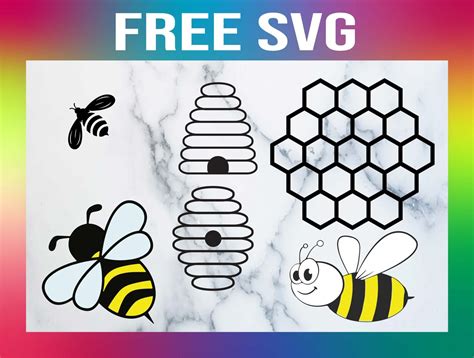 Download Free Bee SVG, Bee DXF, Cuttable File Files For Crafts