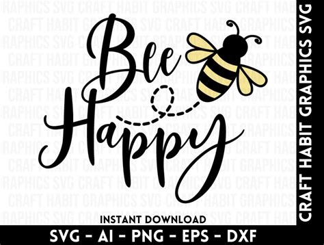 Download Free Bee SVG / DXF / EPS / PNG Files DXF Files