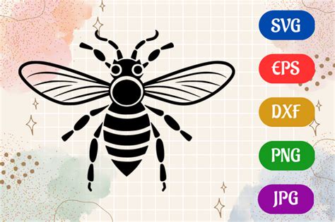 Download Free Bee Vector SVG DXF EPS PNG Crafts