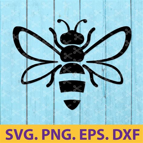 Download Free Bee Vector SVG DXF EPS PNG Cut Files