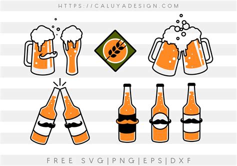 Download Free Beer SVG Bundle DXF Files