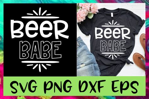 Download Free Beer babe svg Files DXF Files