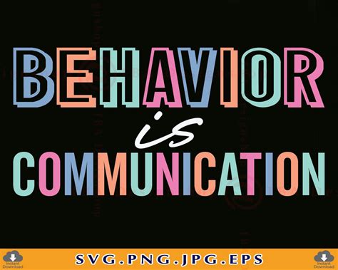 Download Free Behavior Is Communication Cricut SVG