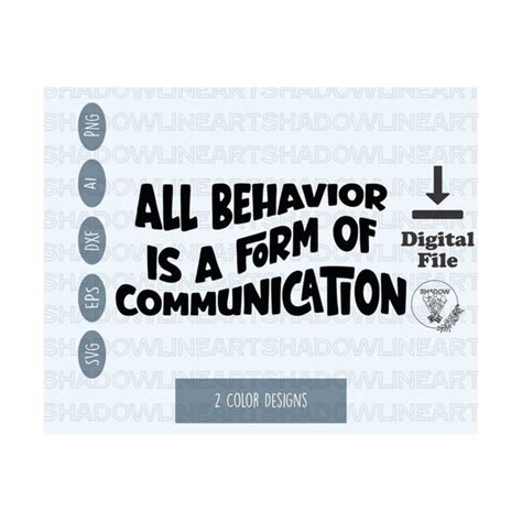 Download Free Behavior Is Communication for Cricut Machine