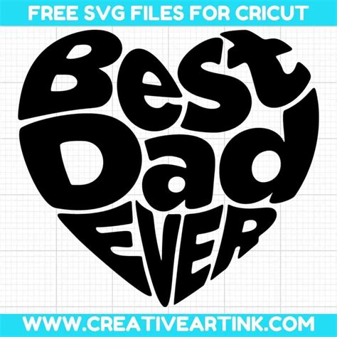 Download Free Best Dad Ever SVG Cutting File Commercial Use DXF Files