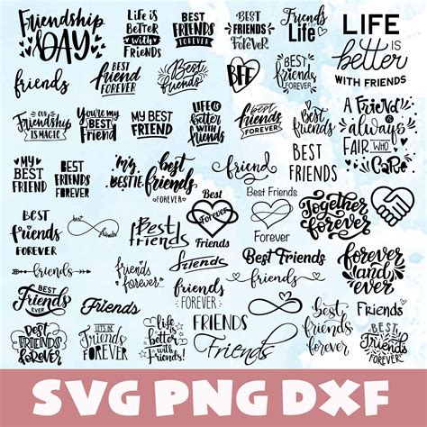 Download Free Best Friends Commercial Use DXF Files