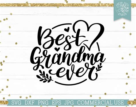 Download Free Best Granny Ever Cut File Commercial Use DXF Files
