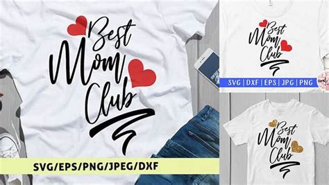 Download Free Best Mom Club Svg Cut File Cut Files
