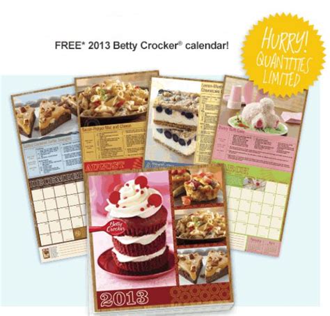 Free Betty Crocker 2022 Calendar June Calendar 2022