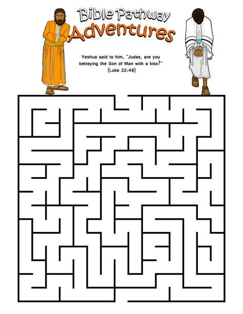 Free Bible Mazes Printable