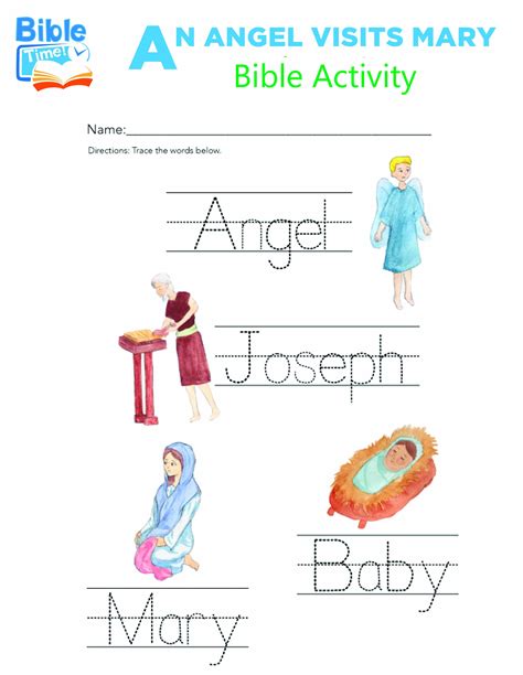 Free Bible Worksheets For Kindergarten