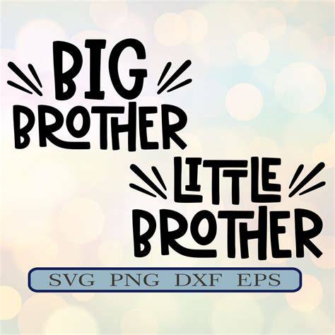 Download Free Big And Little Brother SVG DXF Files