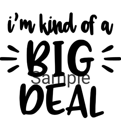 Download Free Big Deal - SVG File, DXF File Easy Edite
