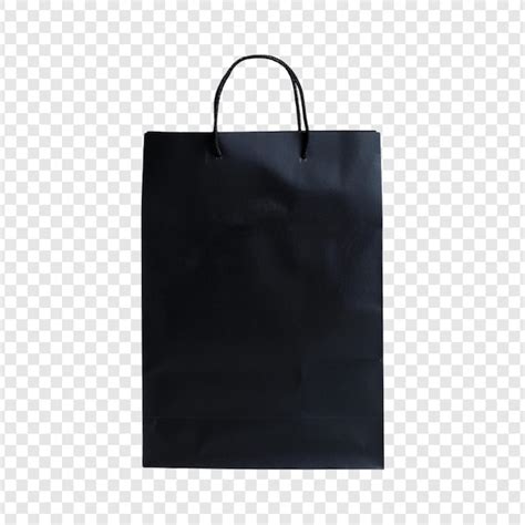 Download Free Big Paper Bag Black PSD Generator PSD Files