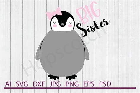 Download Free Big Sister SVG, DXF File, Cuttable File Commercial Use DXF Files