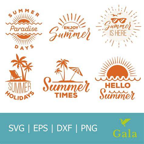 Download Free Big Summer Bundle SVG, Beach SVG, DXF File, Cuttable File For Cricut