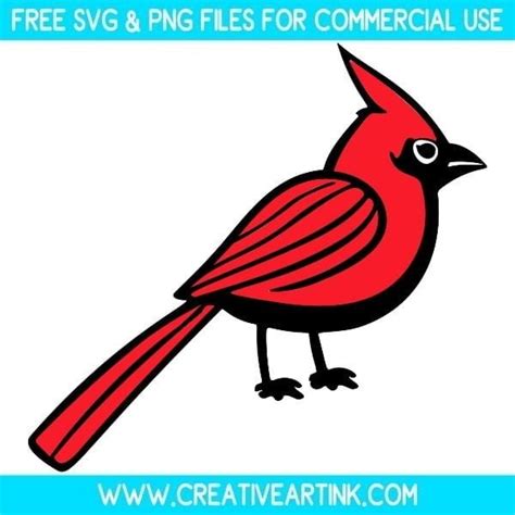 Download Free Bird Cardinal Svg Design For Crafts