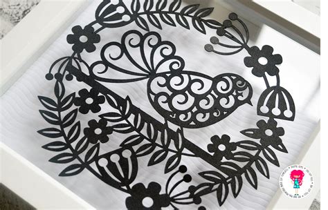 Download Free Bird Paper Cut SVG / DXF / EPS Files Images