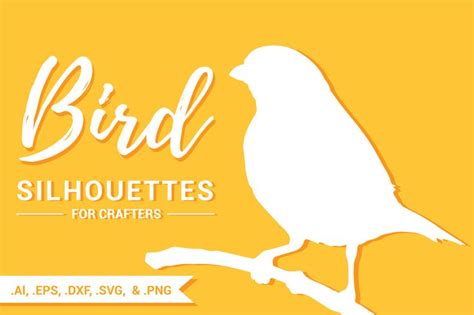 Download Free Bird Silhouettes for Crafters DXF Files