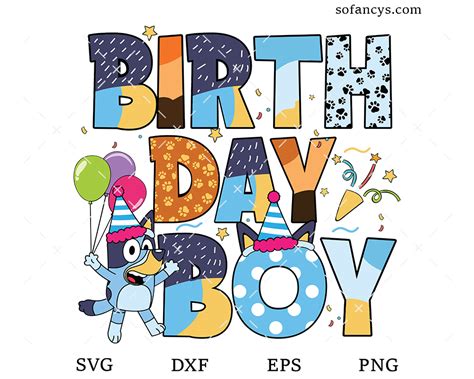 Download Free Birthday Boy SVG Files DXF Files