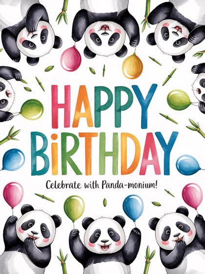 Download Free Birthday Pandas Files